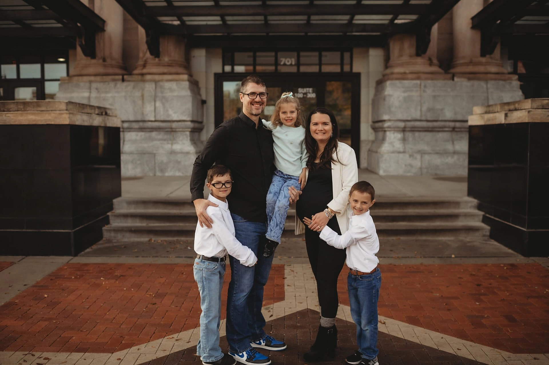 Mandilyn Coffman with her family, Pharmacist-in-Charge at Dandurand Wellness and owner of Dandurand Drugstore in Wichita, KS
