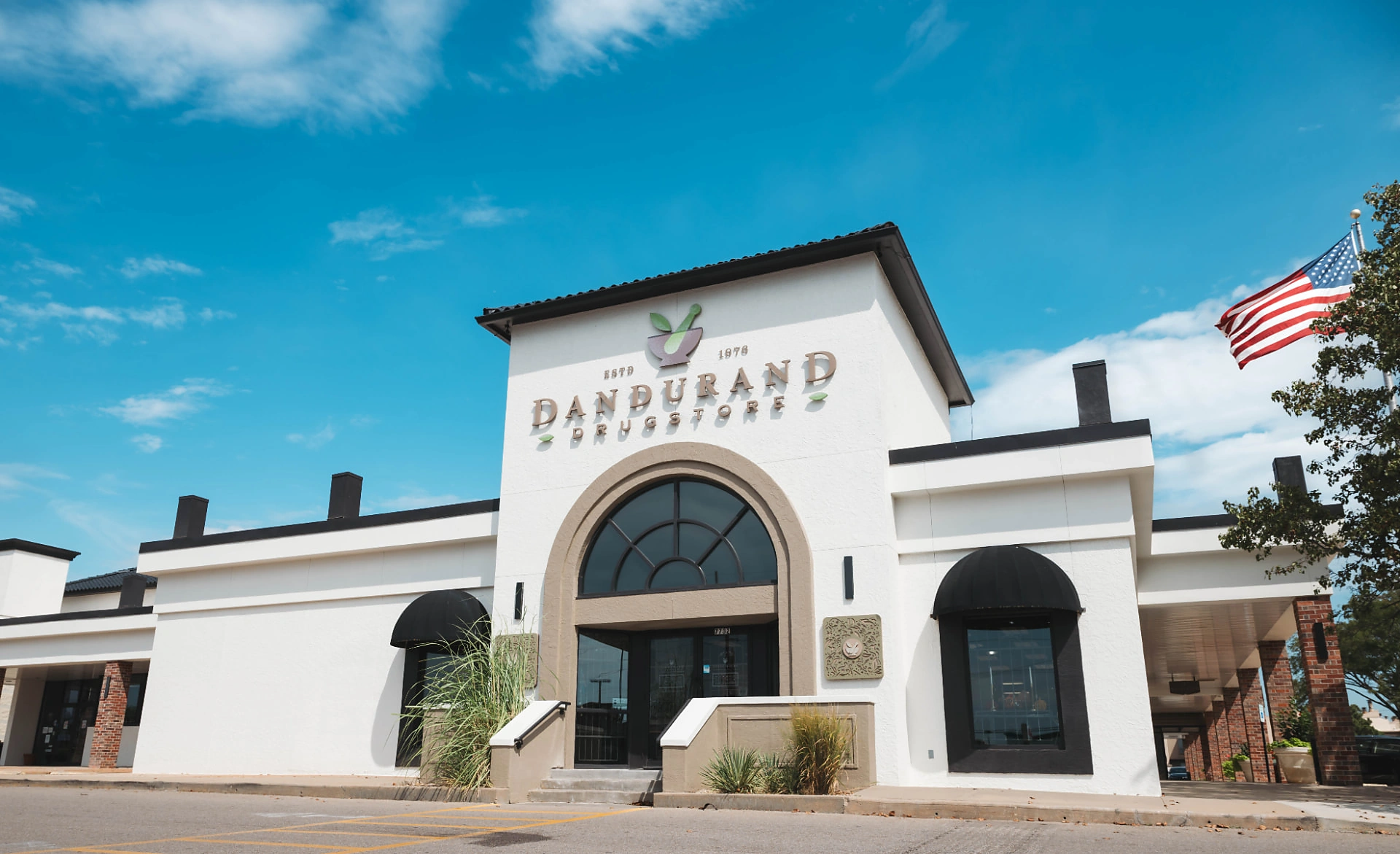 Dandurand East pharmacy storefront on E. Central Ave in Wichita, KS